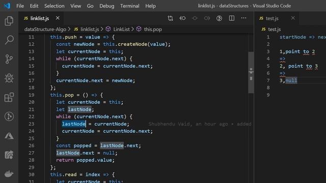 Linked List in JavaScript | Array implementation in JavaScript using Linked List смотреть онлайн