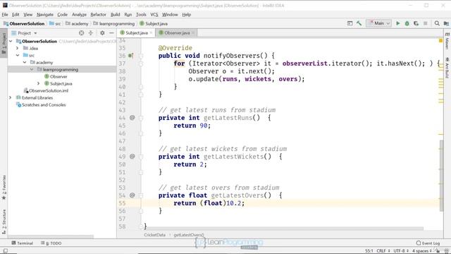 The Java Design Patterns Course--6 Challenge Solution Observer смотреть онлайн