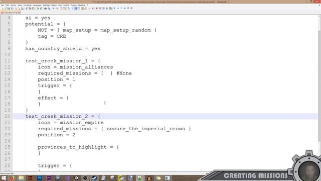 [EU4 Modding] - Creating Missions