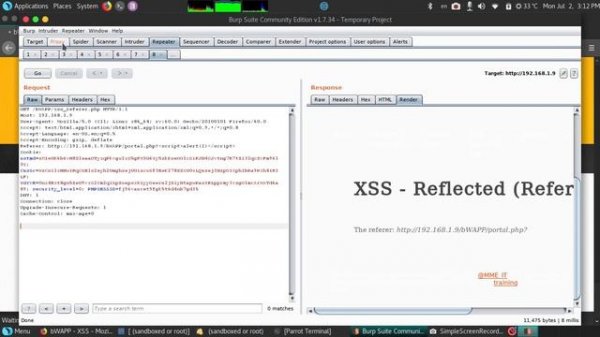 bWAPP XSS - Reflected (Referer) Low and Medium Levels