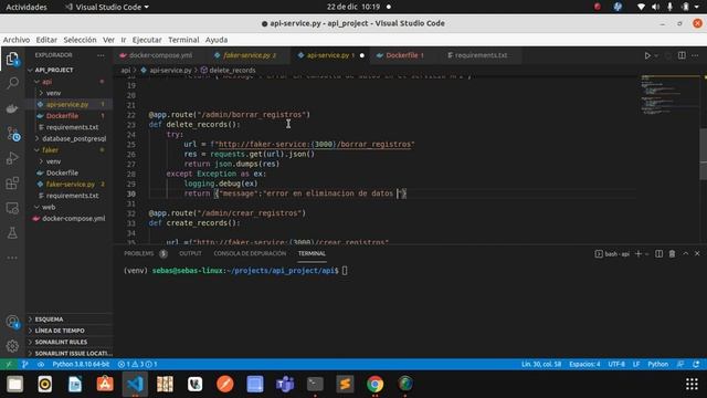 Creando Nuestro 3 servicio API docker-compose PARTE 5 смотреть онлайн