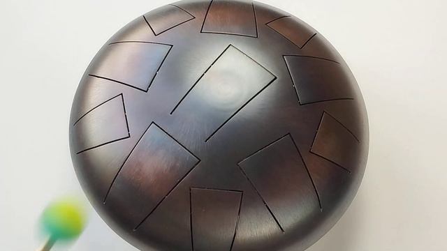 Двусторонний глюкофон PENTAPHONE 30 см, 11+10 лепестков Celtic Minor/ Lydian, художественный обжиг