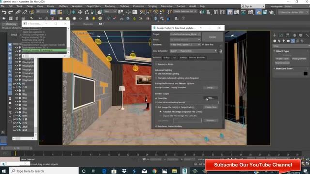 3Ds Max 2020 Vray Lighting Tutorial (Gemini Architectural) смотреть онлайн