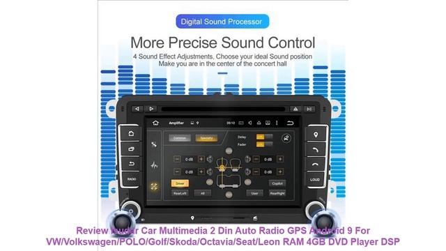 Review Isudar Car Multimedia 2 Din Auto Radio GPS Android 9 For VW/Vol смотреть онлайн