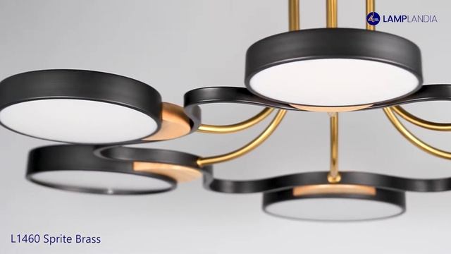 Люстра L1460 Sprite Brass Lamplandia смотреть онлайн
