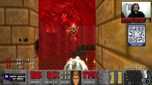 Final Doom : The Plutonia Experiment - Map 25 : The Temple of Darkness (Ultra-Violence 100%) смотреть онлайн