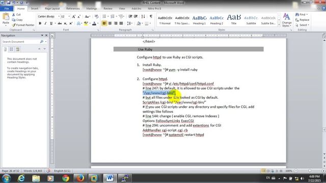 how to install Web Server Ruby in CentOS 7 смотреть онлайн