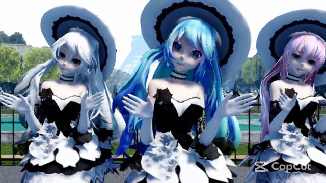 BAAM - MOMOLAND dance mmd -Miku Luka Haku смотреть онлайн
