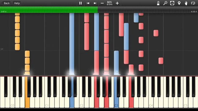 Rammstein - Nebel [Synthesia Tutorial] смотреть онлайн
