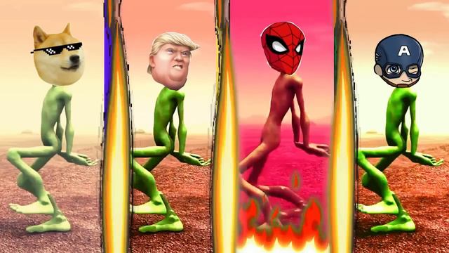 Alien Dance | Dance Song | Funny Alien Dance | Dame Tu Cosita | Green Alien Dance | Funny Alien