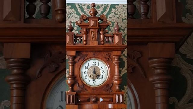 Настенные консольные часы с боем. Gustav Becker. 1904г. смотреть онлайн