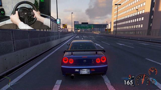 973HP Nissan Skyline GT-R R34 Full Send! | Assetto Corsa | Thrustmaster T300RS смотреть онлайн