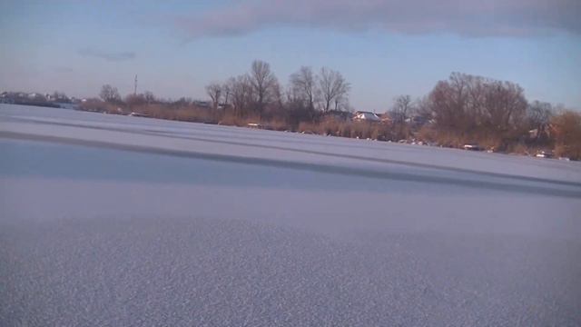 0010. 2021 года. Станица Динская. Гуляю по замерзшей речке. смотреть онлайн