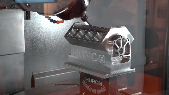 Hurco VMX42SRTi total flexible 5 axis machining in action смотреть онлайн