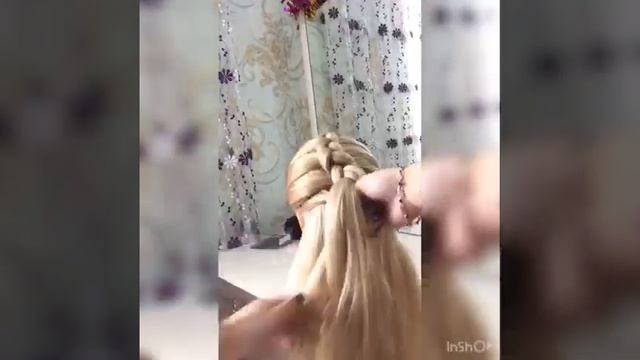 Французская коса "Обратная" Basic french braid смотреть онлайн