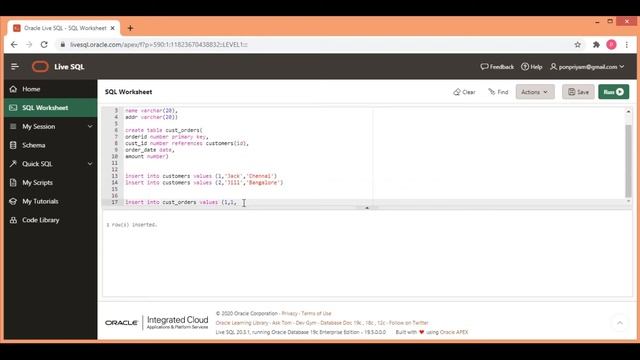 Foreign Key Constraint in SQL Part 1 смотреть онлайн