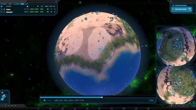Commanders out of position - 1v1 Star Ranks - Planetary Annihilation: Titans смотреть онлайн