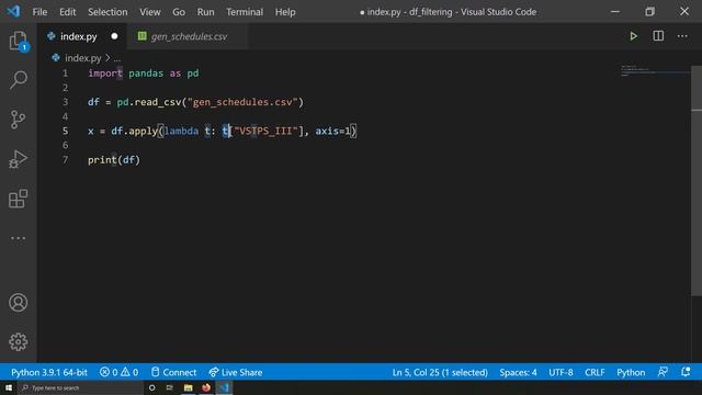 Advanced DataFrame rows filtering with lambda function смотреть онлайн