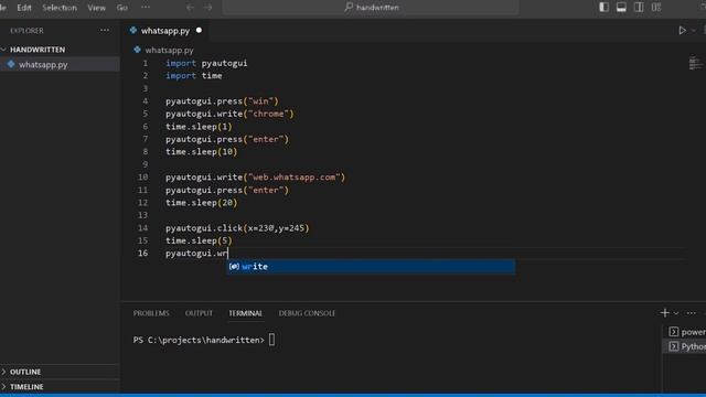 Handle your whatsapp using Python | whatsapp automation | Tamil | Learn with Esprit смотреть онлайн