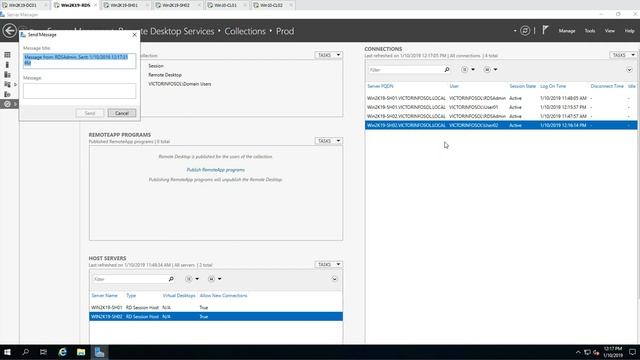 Windows Server 2019 Training 27 - How to Remove RD Session Host Server from RDS Farm Step by Step смотреть онлайн