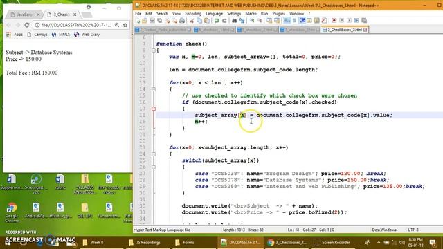 Lesson 12 JavaScript with Checkboxes смотреть онлайн