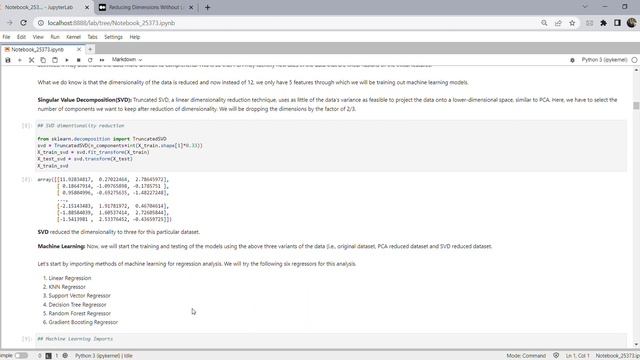 PCA vs LDA vs SVD | A comparison of Dimensionality Reduction techniques for Machine Learning смотреть онлайн
