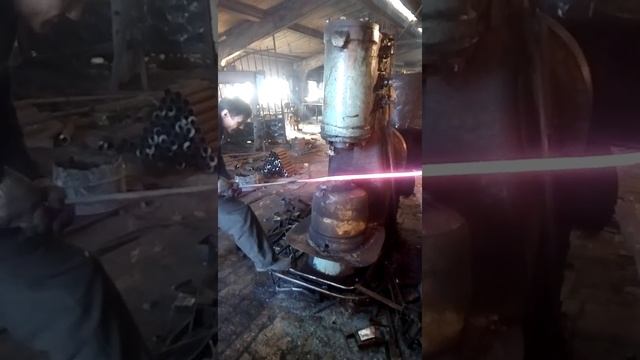 Кузнечный горн на отработке-эффективность. смотреть онлайн