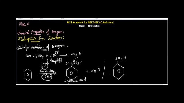 Chemical Properties(Electrophilic Substitution React)of Benzene|Hydrocarbon|Class11|NEET-JEE| Part смотреть онлайн