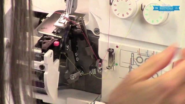 Threading Instructions for the Janome 8002D Serger Overlock Sewing Machine смотреть онлайн