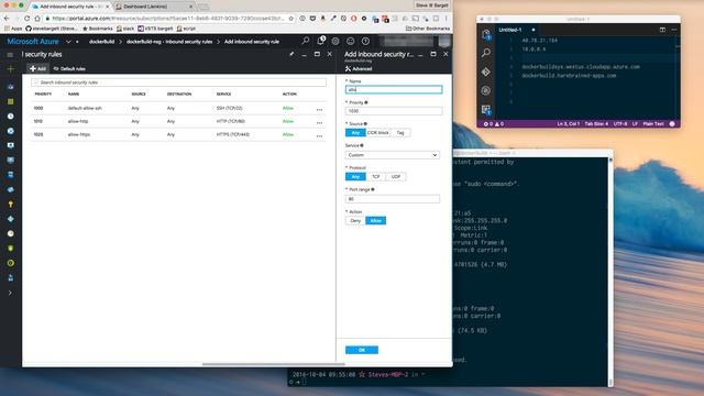 Automated Build System Part 1: Docker in a VM in Azure смотреть онлайн