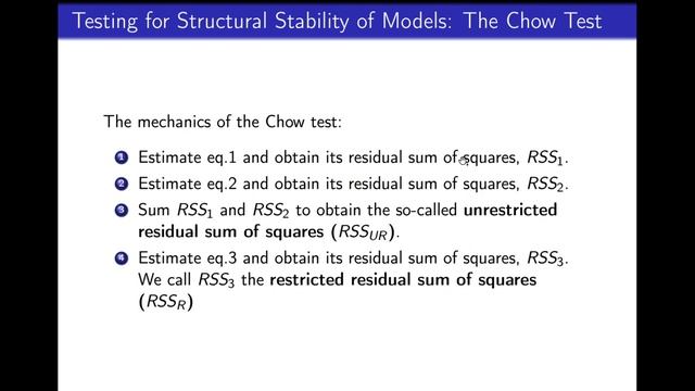 5.6. Testing for structural stability of models смотреть онлайн