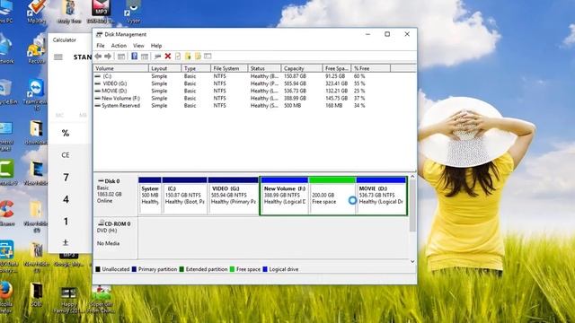 How to create Hard disk Partition in Windows 10 in Bangla | HDD Pertition in Windows 10 смотреть онлайн