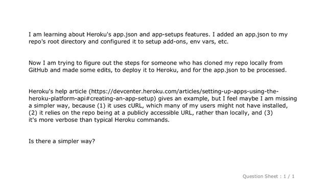 Django : How do I setup a Heroku app with app.json? смотреть онлайн