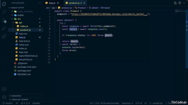Controla errores en una petición HTTP en React ⚠️ смотреть онлайн