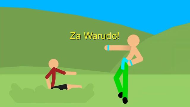 JoJo MUDA Kicks Animation | Stick Nodes смотреть онлайн