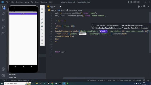 Cara Membuat UI Button dengan React Native - Versi 2 смотреть онлайн