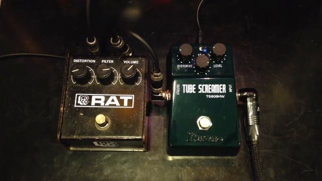 Ibanez Tube Screamer TS808HW vs Vintage ProCo RAT смотреть онлайн