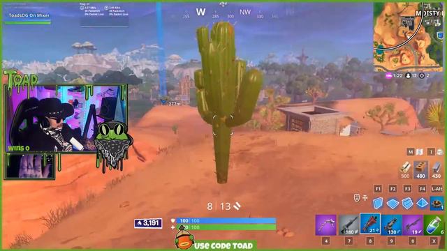 Cactus Strats In Season X - Fortnite Battle Royale Gameplay смотреть онлайн