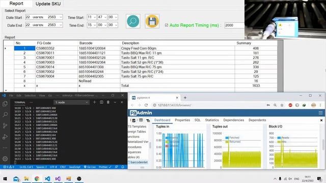 Demo - Generating Daily Report for Finished Goods with Sick Barcode, Node.js, PostgreSQL, and C# смотреть онлайн