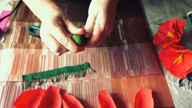 How To MAKE A POPPY FLOWER | EASY DIY Tutorial | Assembling A 🌳FLOWER TOPIARY 🌳| Crepe Paper