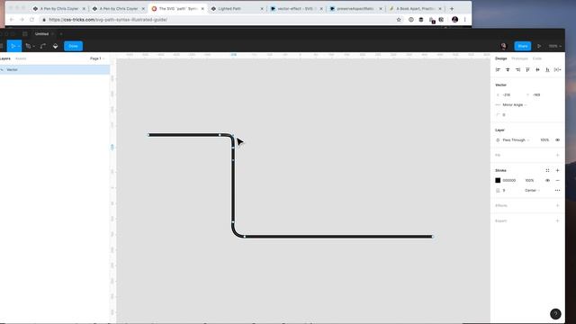Hand-SVGing a Curved Line смотреть онлайн