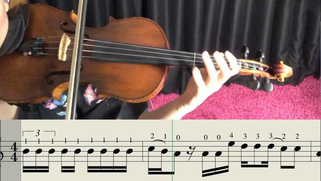 Daddy Yankee - Con Calma violin tutorial & sheet music (VERY EASY, beginner level) смотреть онлайн