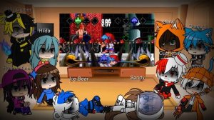 Fandom react to FNF vs Sonic OMT One Last Funk Cancelled Build (Gacha Club)