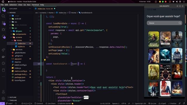 App de Filmes com React Native: - Aula 07 | Curso de React Native + Expo смотреть онлайн