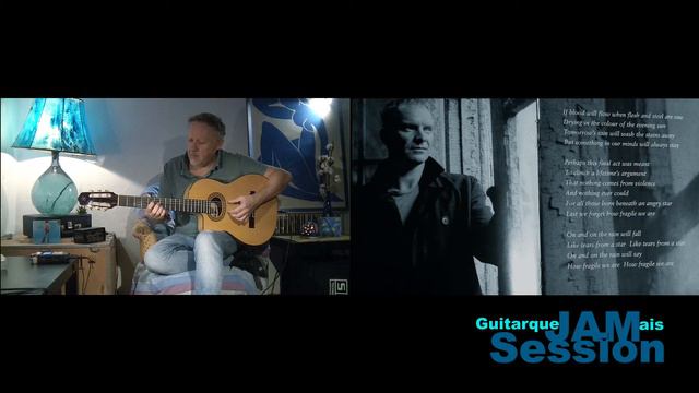 Fragile / Sting - instrumental guitar cover смотреть онлайн