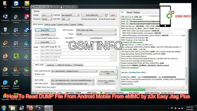 How To Read DUMP File From Android Mobile / eMMC by z3x Easy Jtag Plus смотреть онлайн