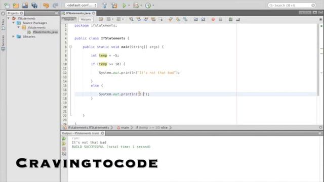 If...Else Statement | Java Tutorial 8 смотреть онлайн