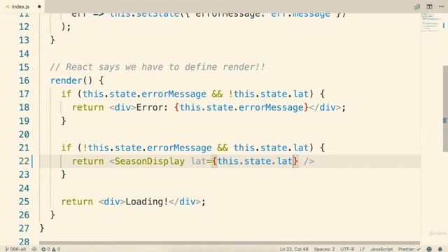 6.5 Passing State as Props | Modern React with Redux [2019 Update] смотреть онлайн