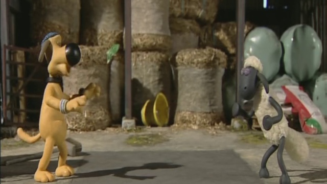 Барашек Шон / Shaun the Sheep: серия 22. Нога Битцера в цементе (Bitzer Puts His Foot in It) смотреть онлайн