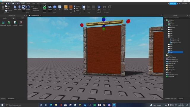 How To Make A Simple physics door (Roblox Studio Tutorial) смотреть онлайн